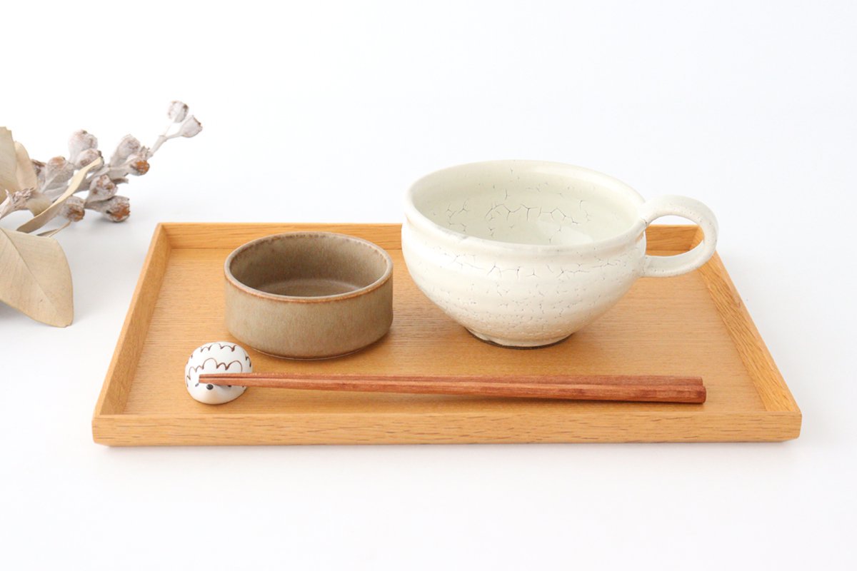 Minami Kiln Soup Cup White | Mino Ware