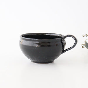 Minami Kiln Soup Cup Black | Mino Ware