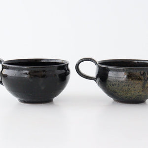 Minami Kiln Soup Cup Black | Mino Ware