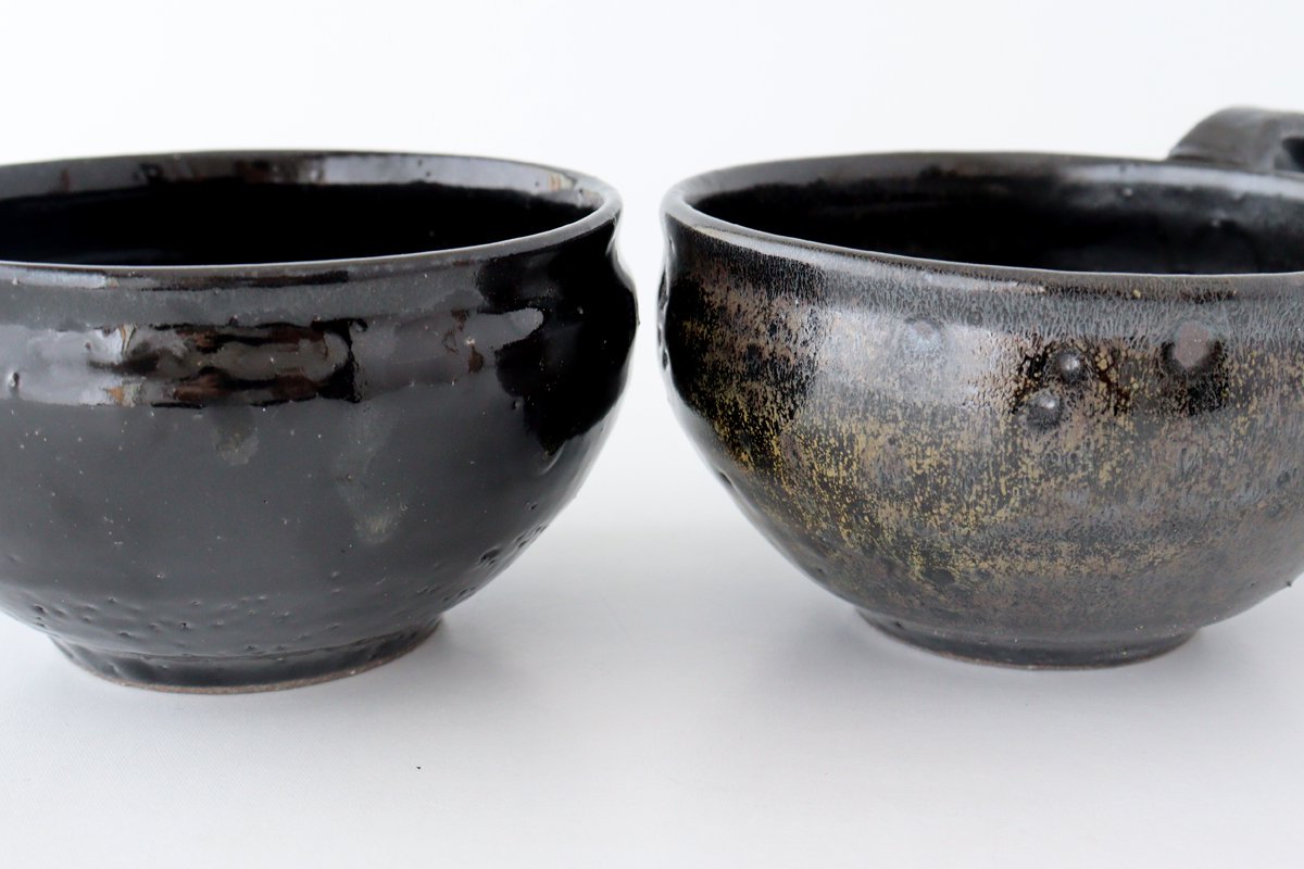 Minami Kiln Soup Cup Black | Mino Ware