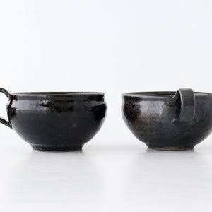 Minami Kiln Soup Cup Black | Mino Ware