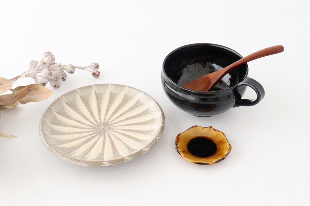 Minami Kiln Soup Cup Black | Mino Ware