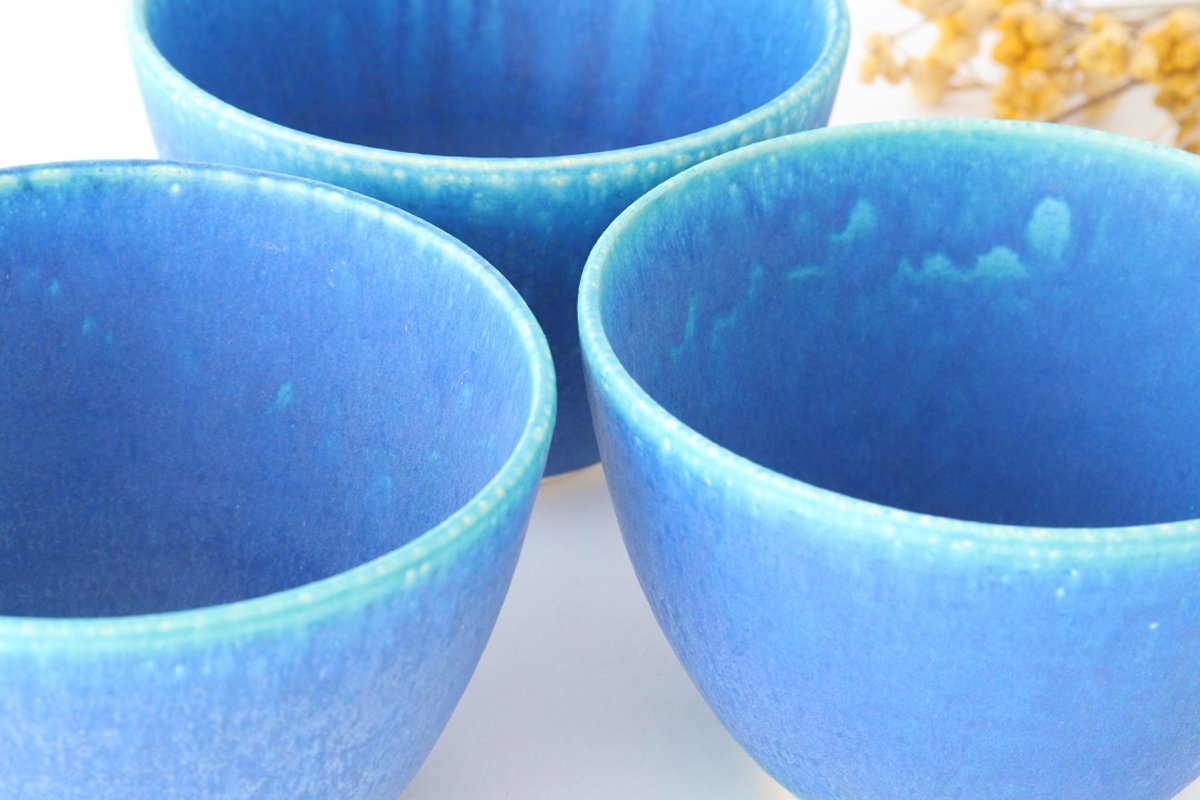 Salad Bowl Turquoise | Serving Bowl Shigaraki Ware