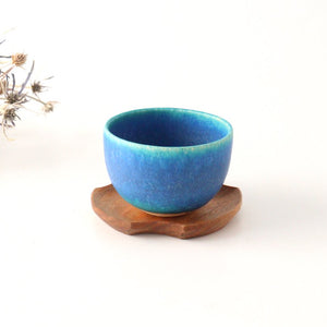 Small Cup Turquoise | Yunomi Shigaraki ware