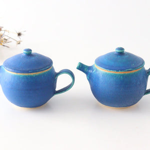 Japanese Teapot Turquoise | Kyusu Shigaraki Ware