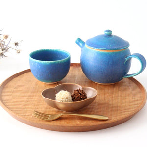 Japanese Teapot Turquoise | Kyusu Shigaraki Ware