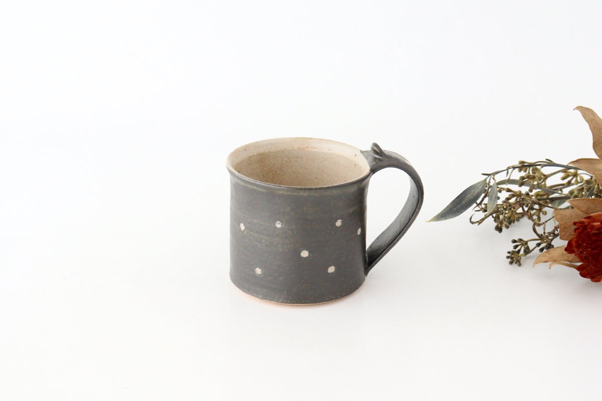 Mug Dot Black | Shigaraki Ware