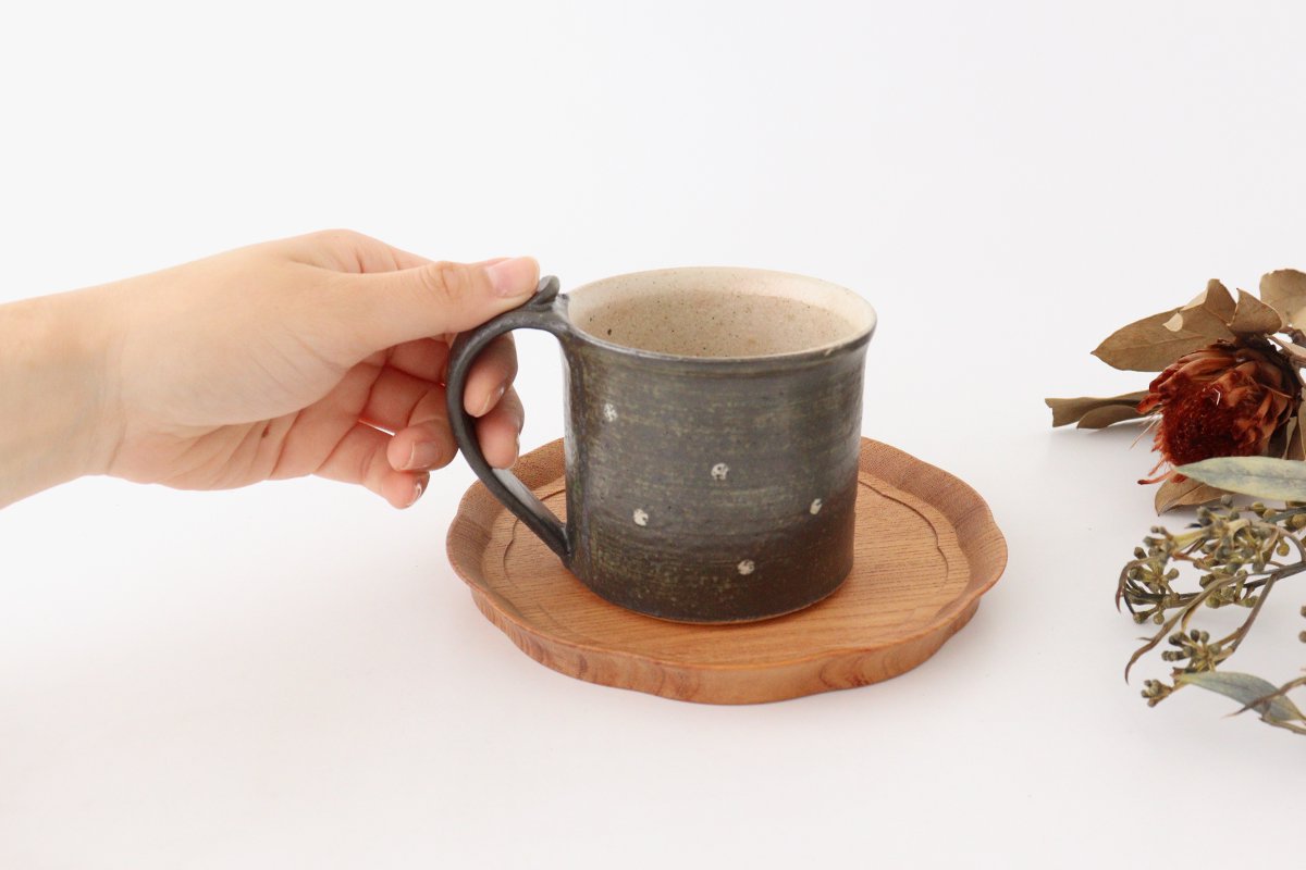 Mug Dot Black | Shigaraki Ware