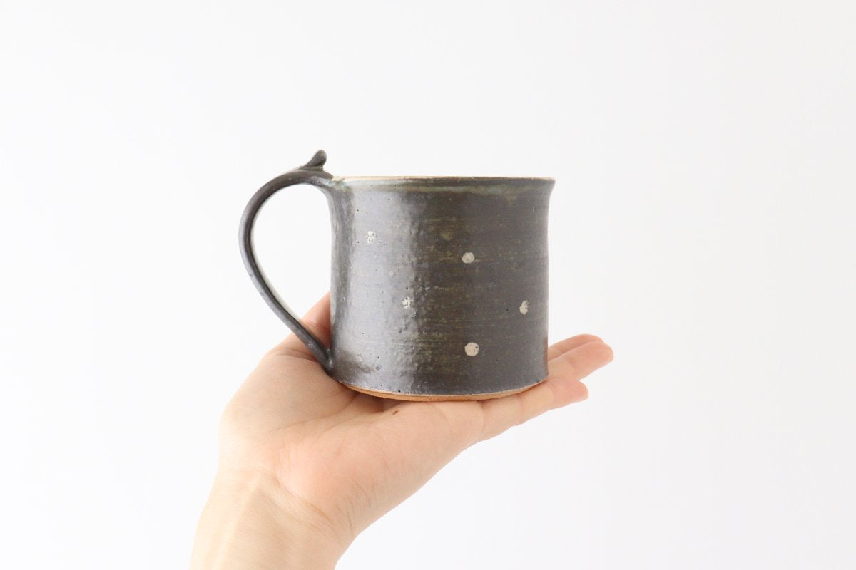 Mug Dot Black | Shigaraki Ware