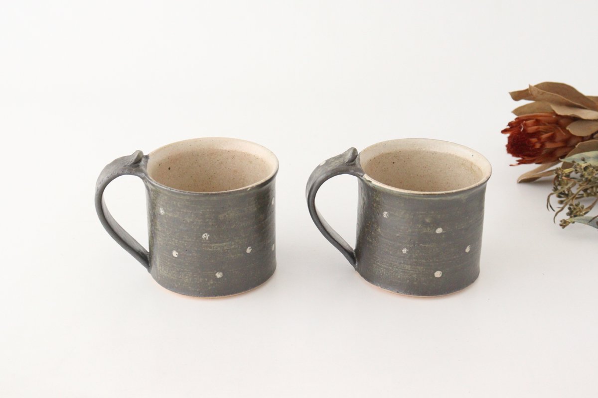 Mug Dot Black | Shigaraki Ware