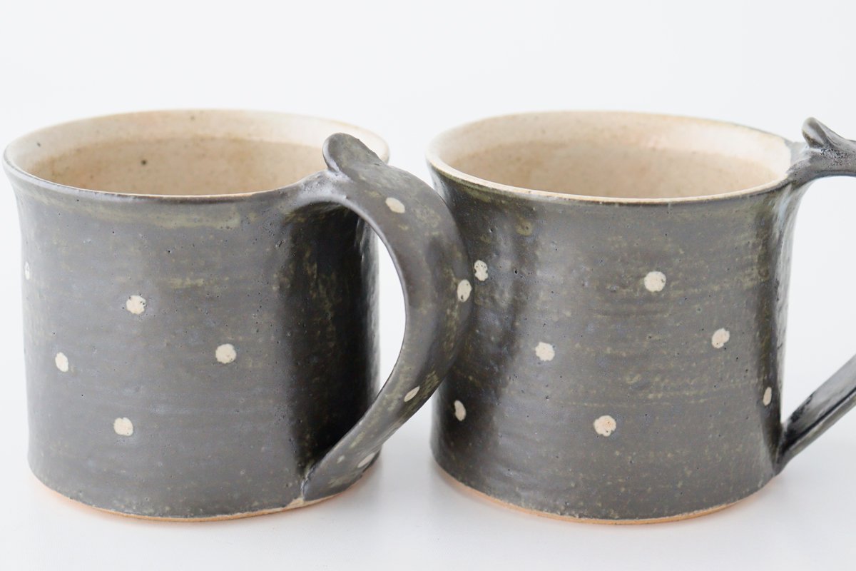 Mug Dot Black | Shigaraki Ware