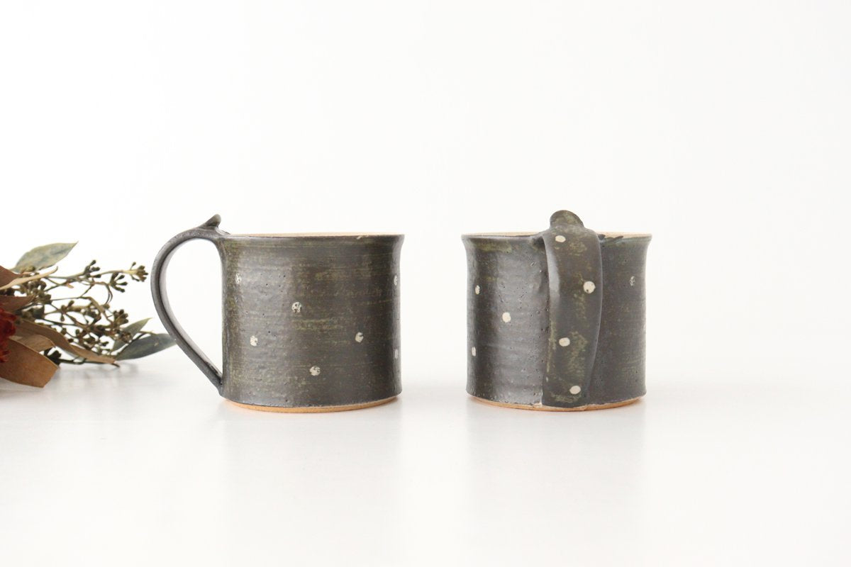 Mug Dot Black | Shigaraki Ware