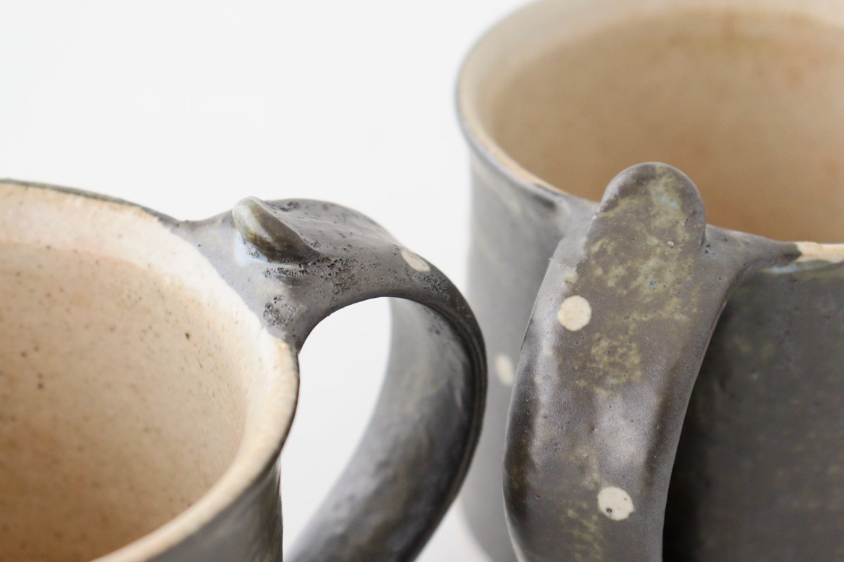 Mug Dot Black | Shigaraki Ware