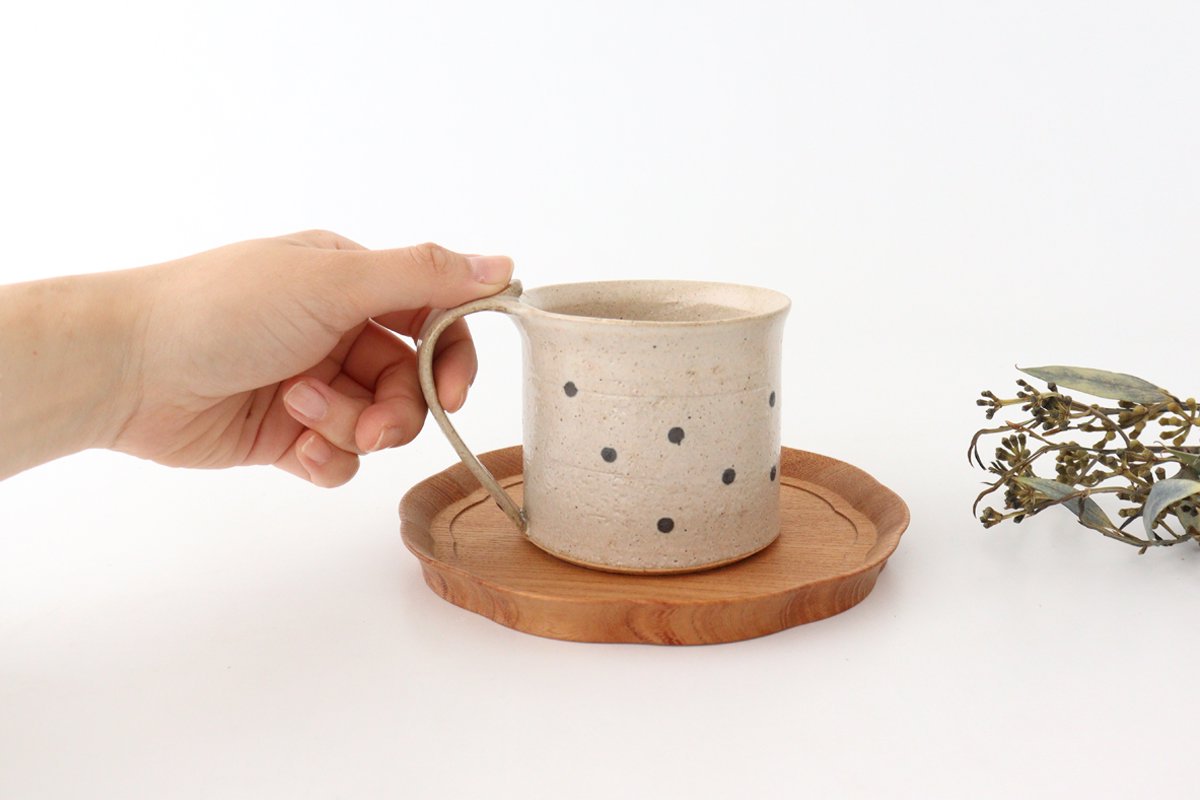 Mug Dot White | Shigaraki Ware