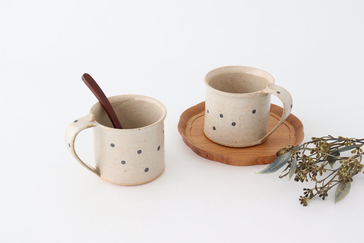 Mug Dot White | Shigaraki Ware