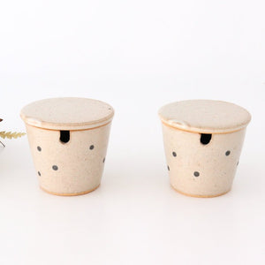 Sugar Pot White Dot | Shigaraki Ware