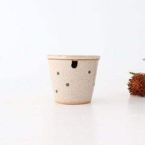 Sugar Pot White Dot | Shigaraki Ware