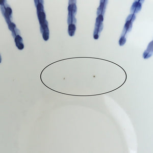 Donburi Bowl Thick Blue Stripes Nijimi-Tokusa | Mino Ware