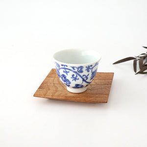 Small Japanese Cup For Sencha Chrysanthemum and Arabesque | Yunomi Arita Ware