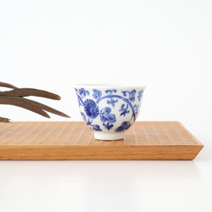 Small Japanese Cup For Sencha Chrysanthemum and Arabesque | Yunomi Arita Ware