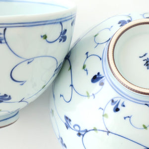 Donburi Bowl Blue Arabesque | Hasami Ware