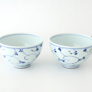 Donburi Bowl Blue Arabesque | Hasami Ware