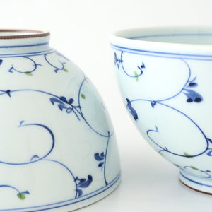 Donburi Bowl Blue Arabesque | Hasami Ware