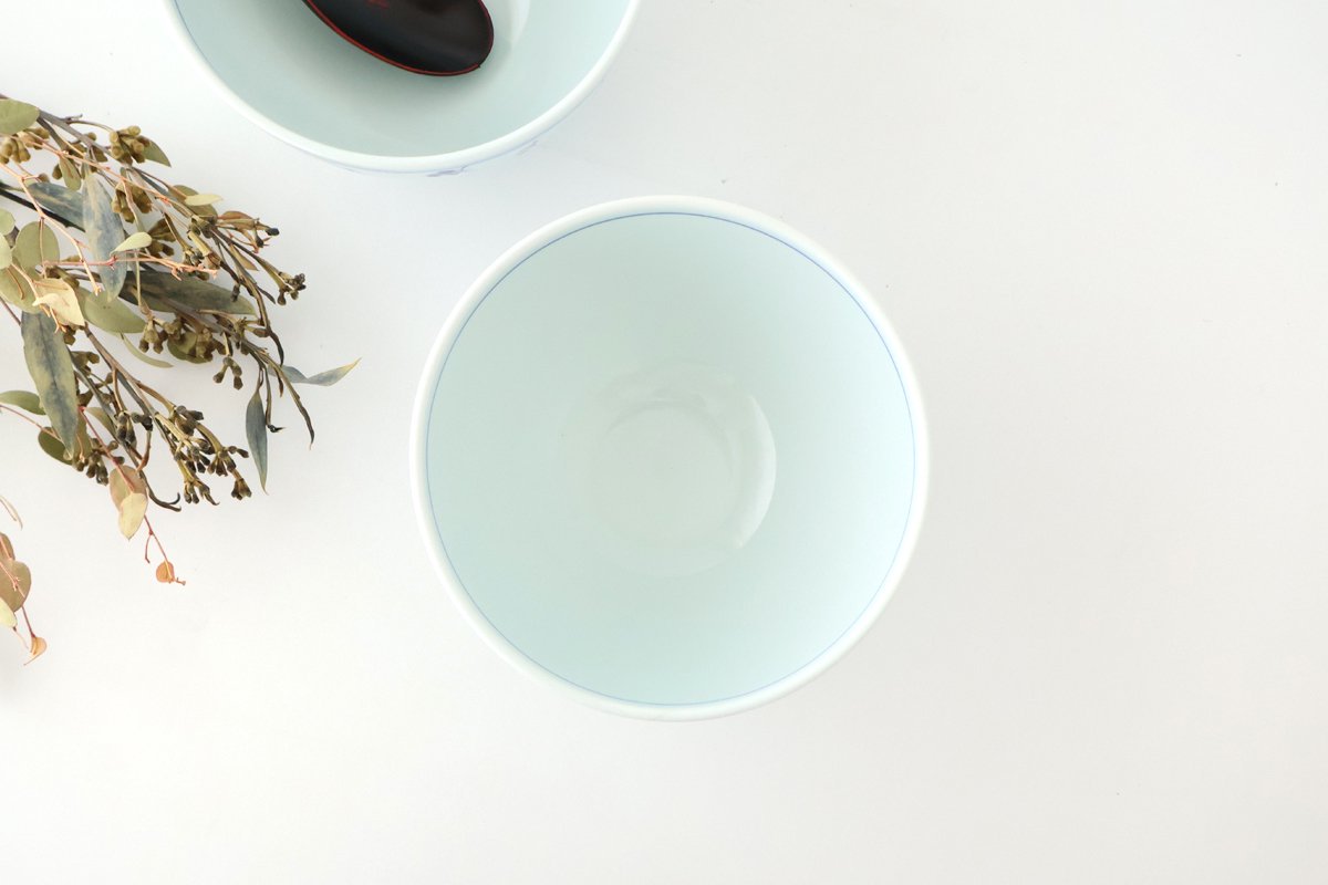 Donburi Bowl Blue Arabesque | Hasami Ware