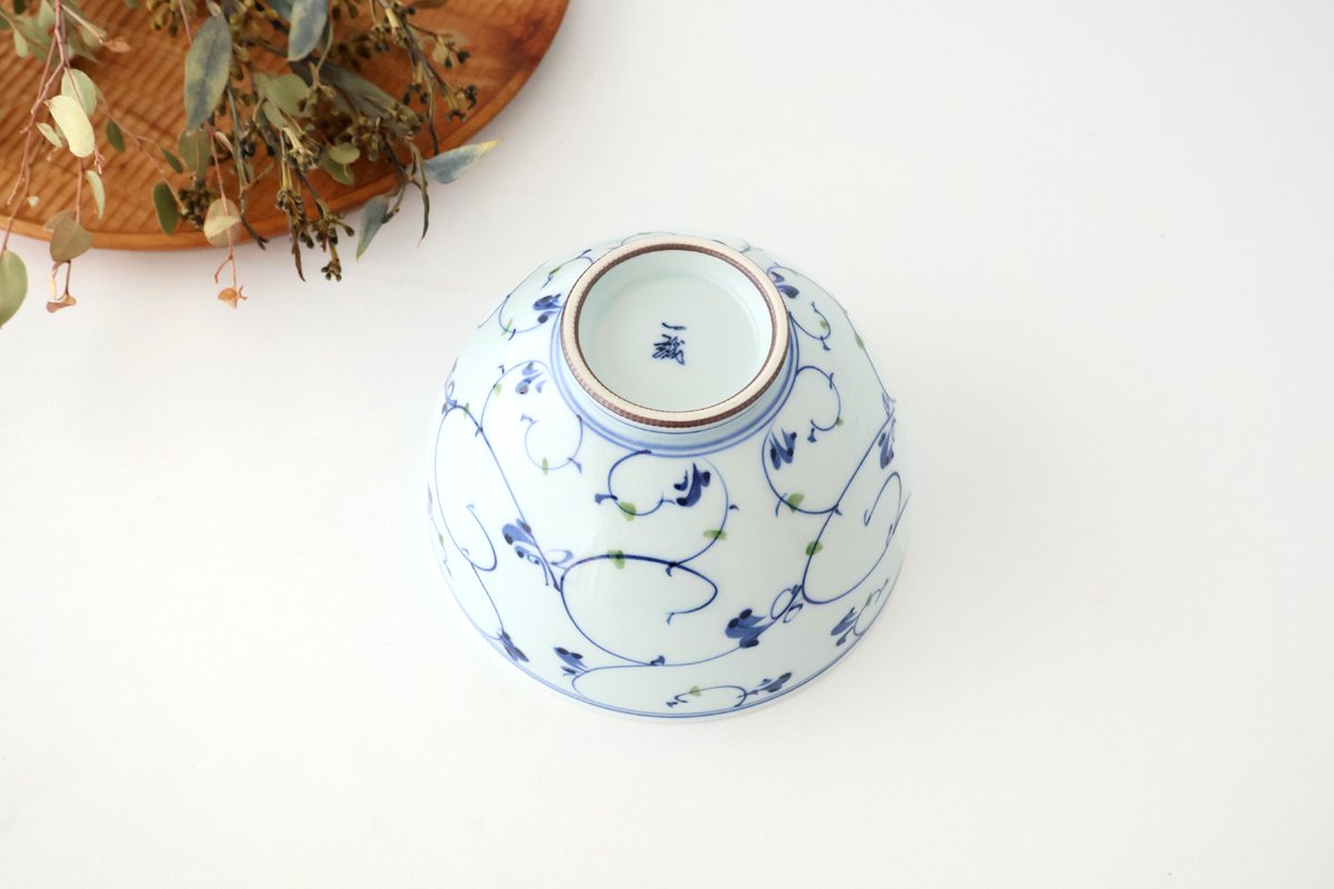 Donburi Bowl Blue Arabesque | Hasami Ware