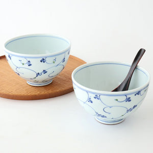 Donburi Bowl Blue Arabesque | Hasami Ware