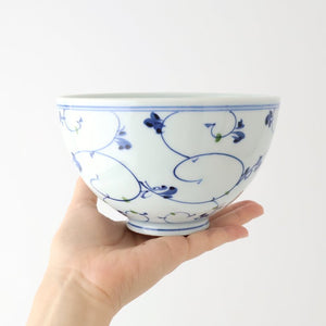 Donburi Bowl Blue Arabesque | Hasami Ware