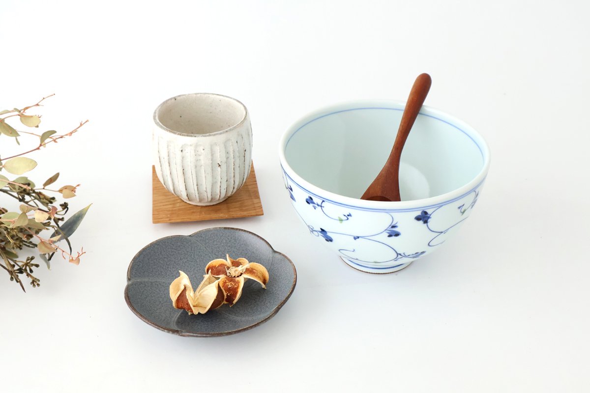 Donburi Bowl Blue Arabesque | Hasami Ware