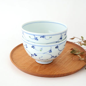 Donburi Bowl Blue Arabesque | Hasami Ware