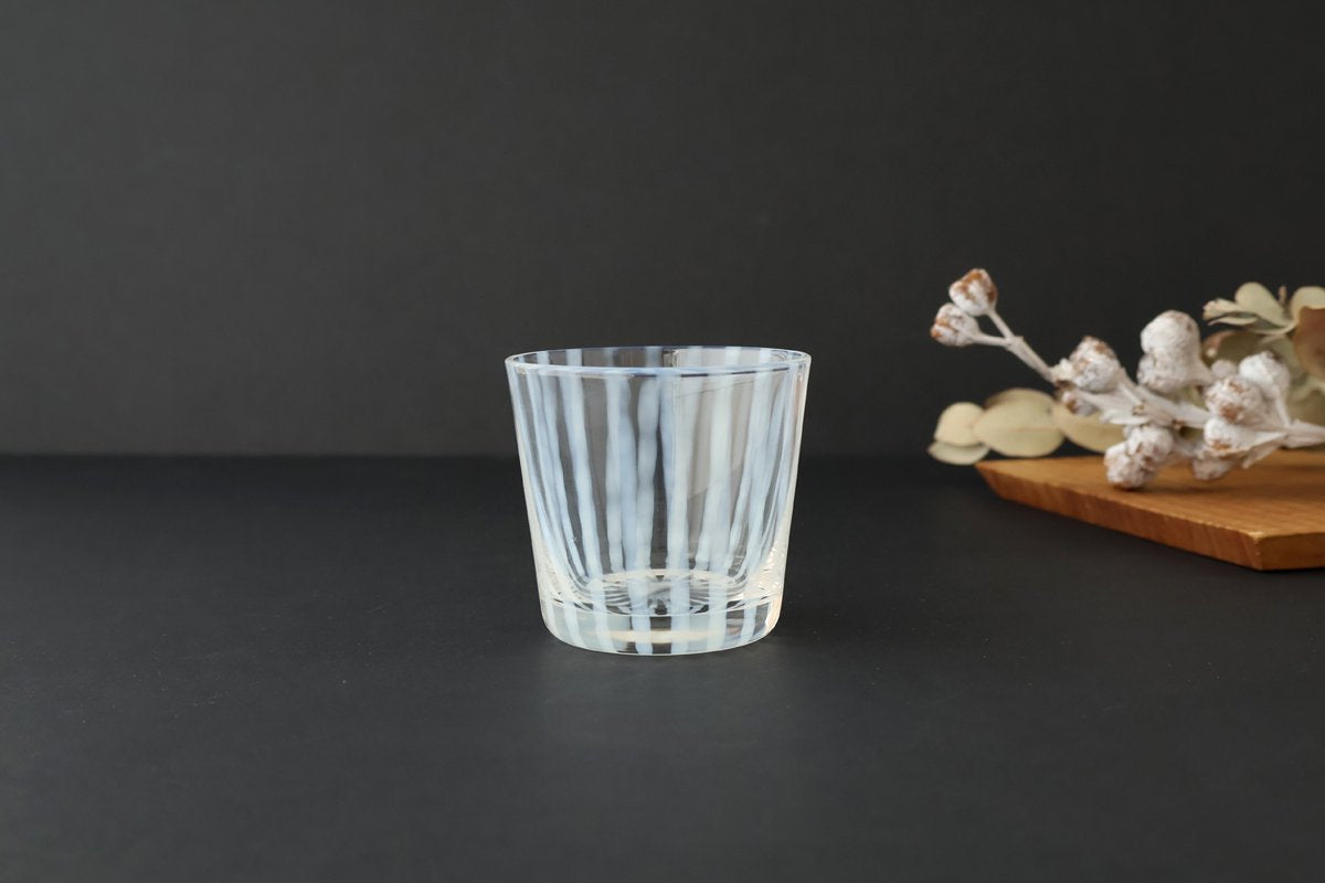 Hirota Glass Soba Tokusa Stripe | Free Cup