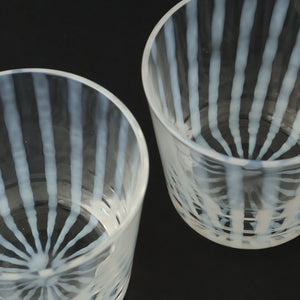 Hirota Glass Soba Tokusa Stripe | Free Cup