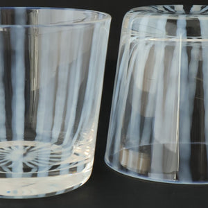 Hirota Glass Soba Tokusa Stripe | Free Cup