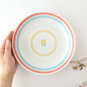 Round Plate Yellow Flower L | Hasami Ware