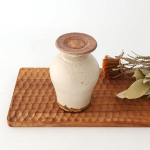 Kosendo Sake Cup Goblet White Tag | Shigaraki Ware