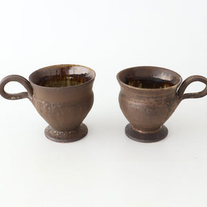 Kosendo Demi Cup Brown Tag | Shigaraki Ware