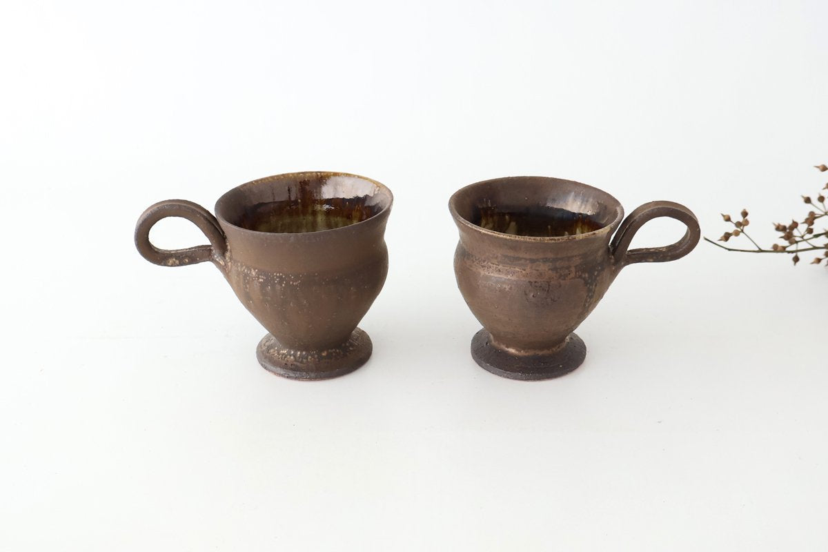 Kosendo Demi Cup Brown Tag | Shigaraki Ware