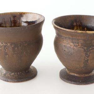 Kosendo Demi Cup Brown Tag | Shigaraki Ware