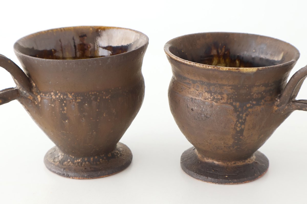 Kosendo Demi Cup Brown Tag | Shigaraki Ware