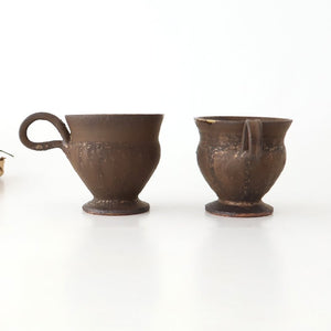 Kosendo Demi Cup Brown Tag | Shigaraki Ware