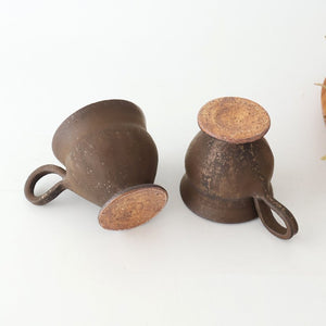 Kosendo Demi Cup Brown Tag | Shigaraki Ware