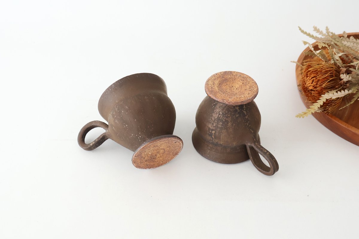 Kosendo Demi Cup Brown Tag | Shigaraki Ware