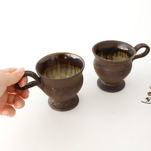 Kosendo Demi Cup Brown Tag | Shigaraki Ware