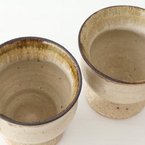 Kosendo Demi Cup White Tag | Shigaraki Ware