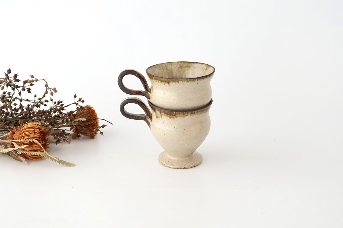 Kosendo Demi Cup White Tag | Shigaraki Ware