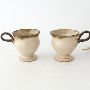 Kosendo Demi Cup White Tag | Shigaraki Ware