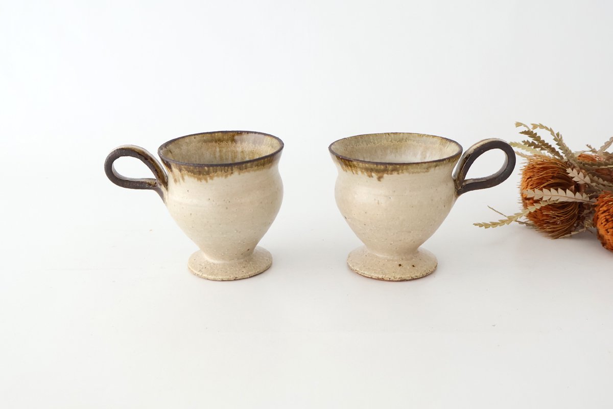 Kosendo Demi Cup White Tag | Shigaraki Ware